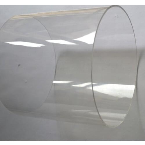 2pcs Acrylic Clear Tubes OD200X5X1000MM Large Diameter Perspex Pipes Handicraft Building Materials LED Tubes inoxidable