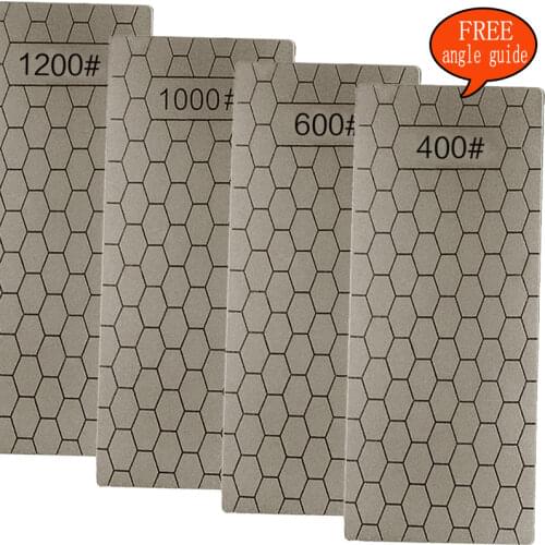 Diamond Sharpening Stone Knife sharpener 150*65*2.5mm Ultra-thin Honeycomb Surface Kitchen Grinding Tool Knife Whetstone