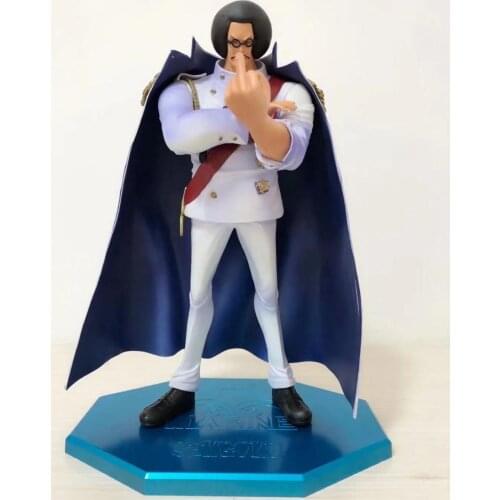 Anime Vice Admiral Luffy grandpa Monkey D Garp and POP Sengoku marshal PVC Action Figure Figurine Model Toys T30