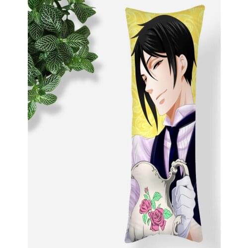 Big Size Black Butler Long Pillow Case Fashion Decorative Cute Body Pillow Cover For Adult Bedding Pillowcases Not Fade 0531