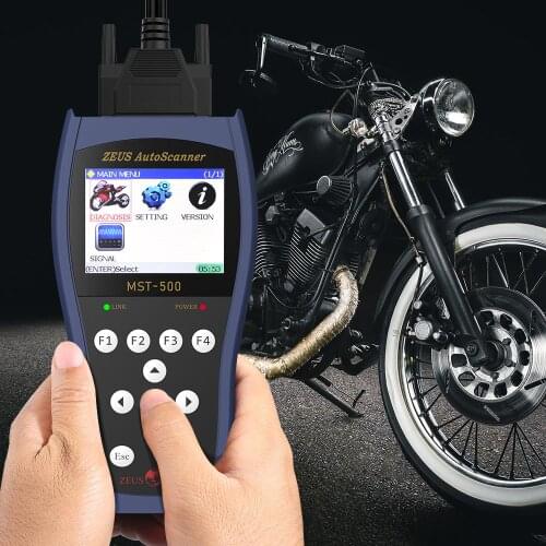 Asian Motorcycle Diagnostic Tool MST 500 Zeus Autoscanner Universal Motorbike Fault Code Erase Tool For H-onda S-uzuki K-awasaki