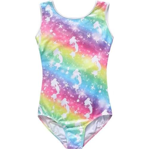 Toddler Girls Ballet Leotards Kids Children Sparkle Patchwork Sleeveless Athletic Gymnastics Costumes Bodysuits Dance Wear