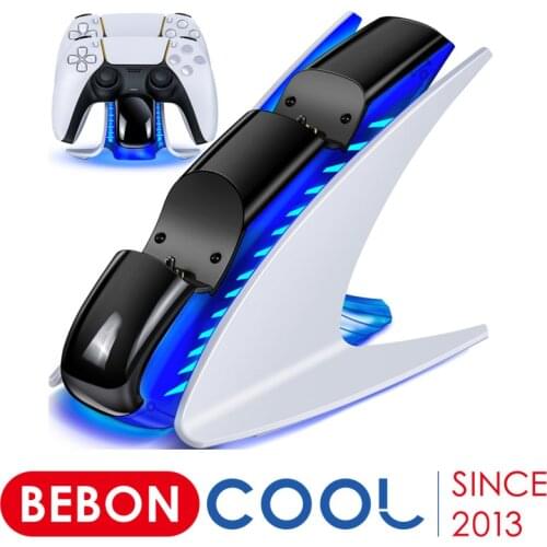 Dual Fast Charger For PS5 Controller 5V/3A Type-C Charging Cradle Dock Station For Playstation 5 Joystick Gamepad Accessories