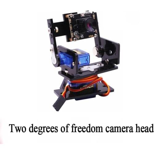 Intelligent Car Robot Camera Pan-Head Two-Degree-Of-Freedom Steering Gear Wifi Drive-Free Openwrt