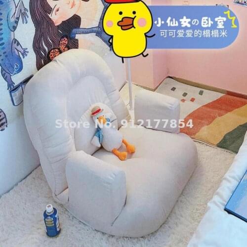 Lazy sofa tatami bedroom single foldable small sofa bed chair balcony bay window floor sofa