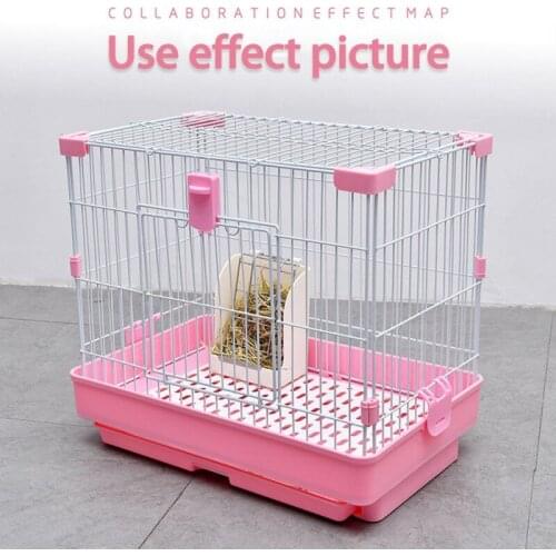 Small Hamster Spring Straw Rack Hanging Pet Food Feeder Rabbit Feeding Bowl Portable Small Pets Feed Supplies