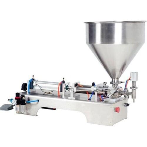 Single head type honey paste filling machine for small bottle/ paste filling free shipping by sea