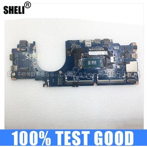 SHELI Latitude 5480 Laptop Motherboard W/ I5-7300U CPU for DELL 5Y099 CN-05Y099 CDM70 LA-E081P DDR4 DDR3 Inspiron Intel