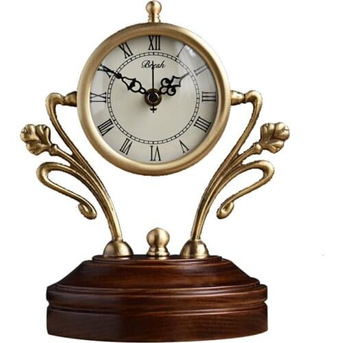 Cute Retro Wooden Table Clock Vintage Standing Modern Design Kitchen Clock Living Room Orologio Casa Digital Table Watch EA60TZ