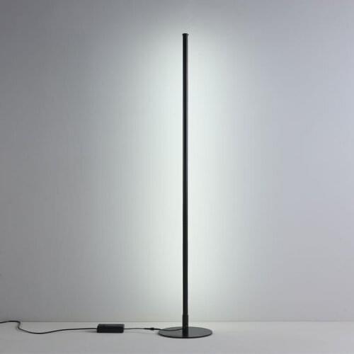 Nordic White Black Floor Lamp Bedroom Dining Room Dimmable Standing Lamp Remote for Living Room Sofa Home Decor Indoor Lighting