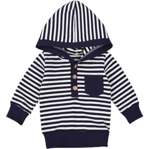Family Matching Outfits Striped Brothers Set Boys Infant Toddler Hooded Sweatshirt Romper Long Sleeve Autumn Baby Clothing 0-4y