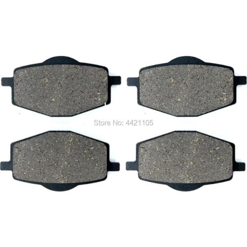 For Yamaha Banshee YFZ350 1987-1989 YFM350X Warrior 1987 1988 Front ATV Brake Pads 2 Pairs