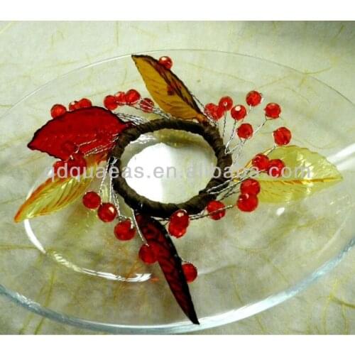 Aliexpress sold beaded wedding napkin ring