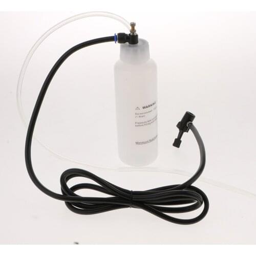 Brand New And High Quality General Pneumatic Brake Fluid Bleeder w/4 Master Cylinder Metal Adapters 90-120 PSI