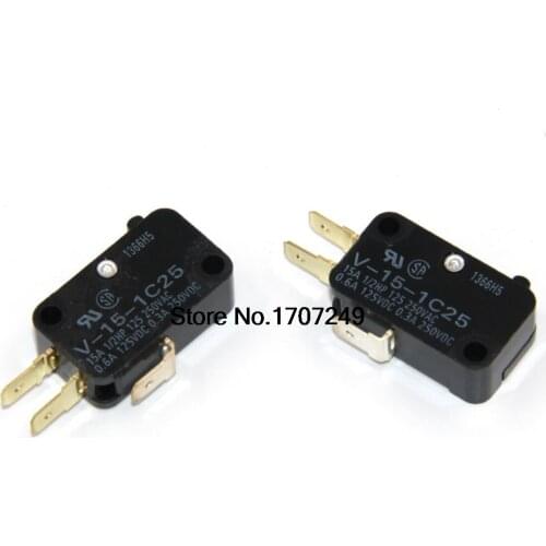 10pcs/lot New original OMRON Travel switch limit switch micro switch V-15-1C25 15A 250VAC 1.96N open and closed self reset