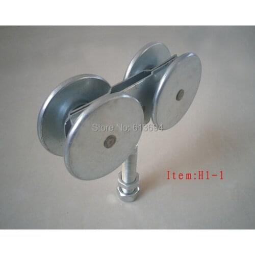 3inch sliding door hanging roller with 4pcs rollers