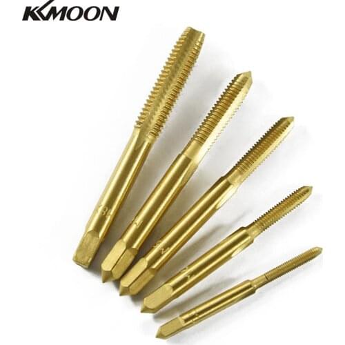 5pcs HSS Metric Plug Hand Tapper Set Screw Thread Tap Drill Bit M3 M4 M5 M6 M8 For Machine Tools