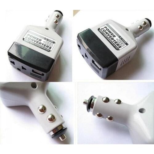 Car Power Inverter Converter Portable DC 12V/24V to AC 220V USB Car Power Inverter Converter Charger Adapter 200W Inversor