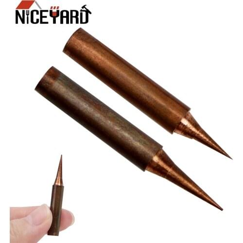 NICEYARD Oxygen-free Copper Soldering Iron Tip 900M-T-I 900M-T-SI Non-magnetic For Solder Station Tools