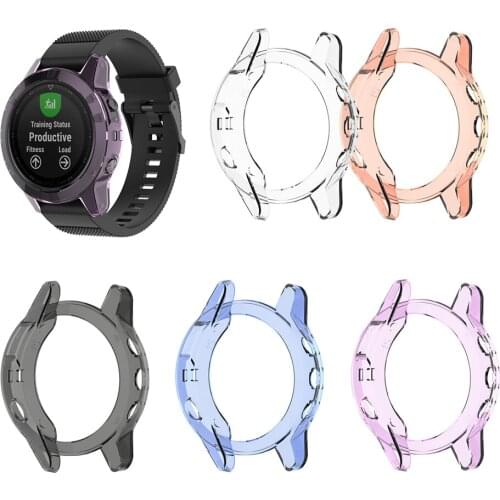Anti-Scratch Watch Cover for Garmin Fenix 5 Replacement TPU Protective Case for Garmin Fenix 5 Smart Watch Accessories