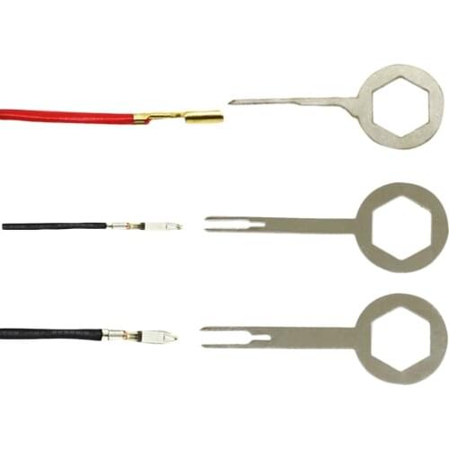 Cimiva 3pcs Car Plug Circuit Board Wire Harness Terminal Extraction Pick Connector Crimp Pin Back Needle Remove Tool Set 0.43JC