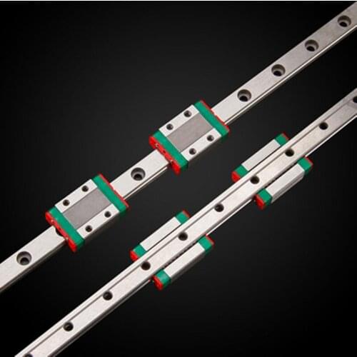 1PC LML9B Miniature Linear Rail Guide Rail 9mm Width+Slide Block Linear Guide Rail Print Parts CNC