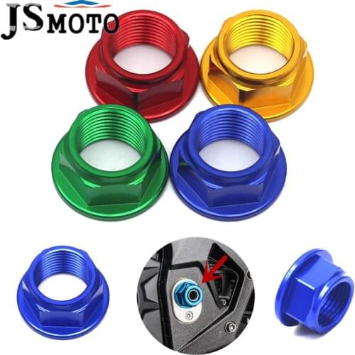 Motorcycle Accessories For YAMAHA YZF-R1 FZ8 FZ6 Fazer600 FZ1 Fazer 1000 CNC Swing Arm Pivot Shaft Nut Screw Bolt protection pad