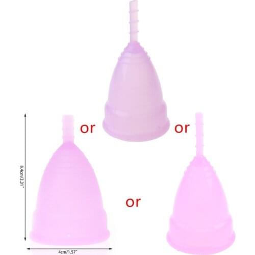 Soft Reusable Silicone Health Menstrual Period Cup For Women Size L/S New 2XPB