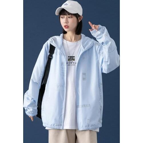 New sunscreen clothing womens outdoor skin clothing UV protection summer thin reflective model fast dry