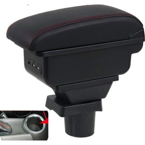For MINI Cooper R50 R52 R53 R56 R57 R58 armrest box universal car center console modification accessories double raised with USB