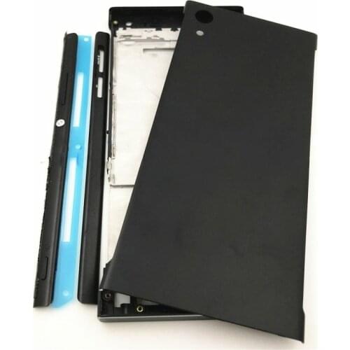 Full Housing Middle Front Frame Bezel Housing For Sony Xperia XA1 G3116 G3115 G3112+Side Rail Stripe with Side Buttons