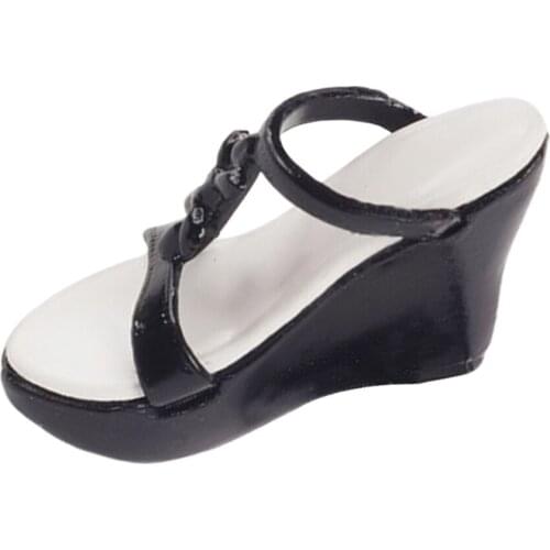 1/6 Scale Girl Platform Sandals Plastic Shoes For Hot Toys, Phicen, Kumik, TTL 12" Action Figure Parts