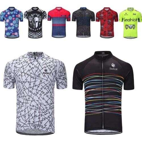 Sedrick Hot New Cycling Jersey Short Sleeve Gear Bicycle Wear Ropa Ciclismo Road Bike Cycle MTB Shirts Sport Clothing Men Women