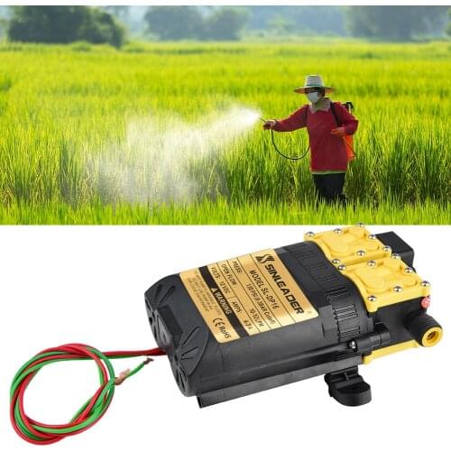 DC 12V 7-9LPM High Pressure Agricultural Electric Water Pump Dual Power Pump Diaphragm Water Sprayer Car Wash