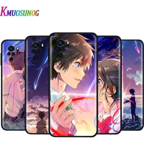 Silicone Cover Anime Your Name For Xiaomi Redmi Note 10 10S 9T 9S 9 8T 8 7 7S 6 5A 5 4 4X 5G Pro Max Phone Case