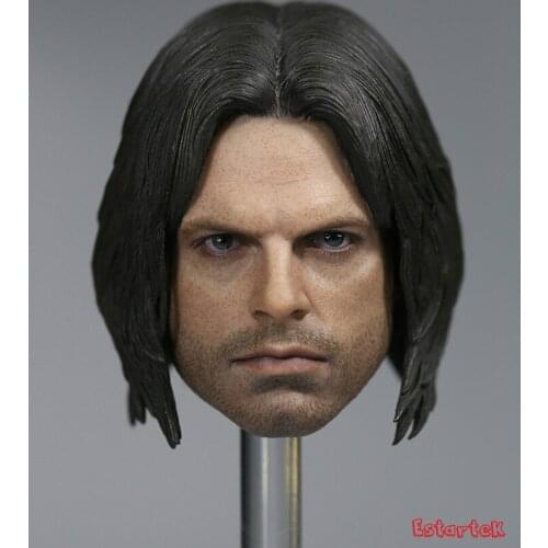 Estartek 1/6 Bucky 2.0 Head Sculpt 1/6th Accessories for 12" Collectible Action Figure DIY