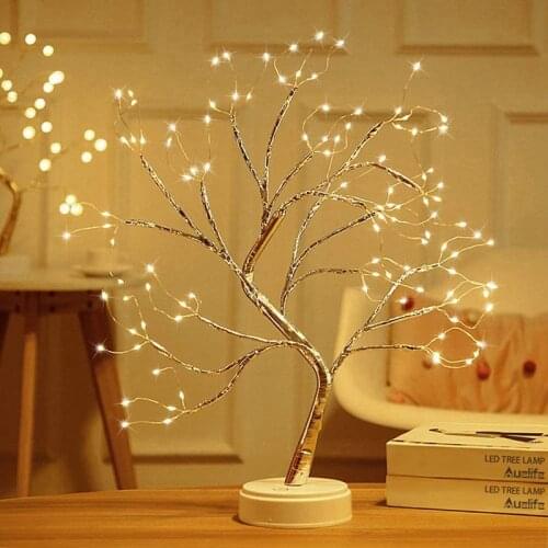 LEDGLE 36/108 LEDS Table Lmap Bonsai Tree Light DIY Gypsophila Lights Gift Home Party Wedding Indoor Decoration Desk Night Light