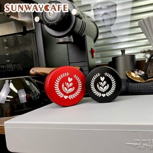 53/54/58mm Stainless Steel Macaron Coffee Tamper Powder Hammer Espresso Tamper Three Angled Slopes Coffee Distributor Accessorie