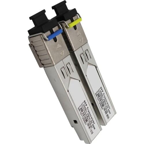 1.25Gb/s SFP Transceiver single fiber singlemode 20km 1310nm SC DDM Transceiver module with Switch