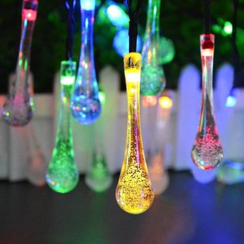 Solar Lamps Outdoor Landscape Lighting Flowers LED String Lights Garden Yard Path Lights Solar Panel Powered Garland Lawn Lamps