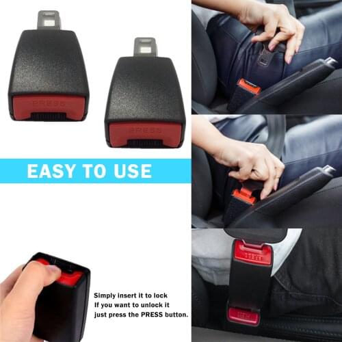 Universal Seat Belt Cover Car Seat Belt Extender Seat Belt Extension Plug Buckle Seat Belt Clip Car Interior Accessories
