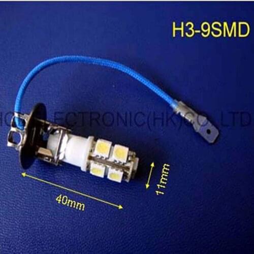High quality 12V H3 car led bulb,led H3 fog lamps,Car H3 led light free shipping 5pcs/lot