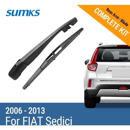 SUMKS Rear Wiper & Arm for Fiat Sedici 2006 2007 2008 2009 2010 2011 2012 2013