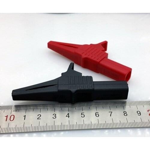 1000V/32A red+black Safety sheath alligator clip test clip with 4mm banana socket 4pcs/lot