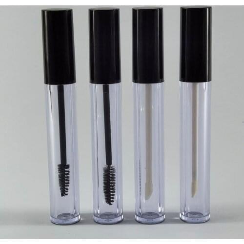 24 x 10ml Top Quality Empty Mascara Tube Eyelash Vial 10cc 1/3oz AS Transparent Lip Balm Tubes Lip Gloss Cosmetic Packaging