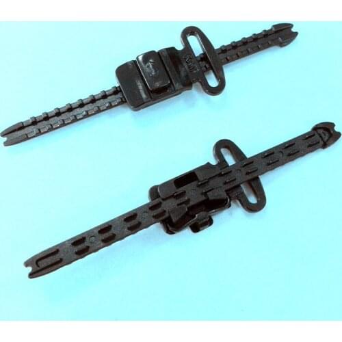 50sets/lot 6cm 8cm Plastic Nylon Waist Adjustment Buckles Fasteners Women Skirt Pants Dress Plus Size Tailor Sewing Supplies