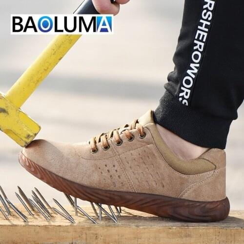 BAOLUMA Men's Work Shoes