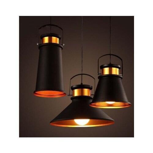 Vintage glass ball country lamp shades modern led chandelier hanging lamp nordic decoration home luzes de teto hanglampen