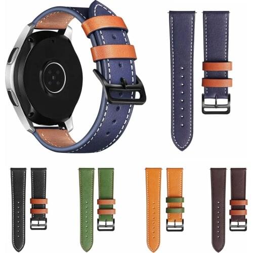 Genuine Leather Strap For Garmin Venu GarminMove 3 GarminActive S Vivoactive 4 HR Band Bracelet 20mm 22mm Wrist Belt Watchbands