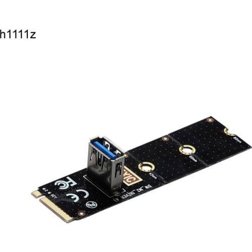 H1111Z NGFF M.2 Slot To USB3.0 PCI-E Riser Card M2 Slot Extender Adapter For BTC/ETH Mining